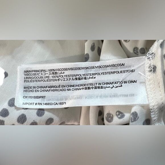 C/MEO confetti print cold shoulder wrap dress - Picture 10 of 10